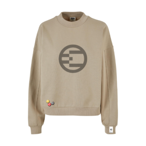 SWEATSHIRT LADIRES Sand & Black